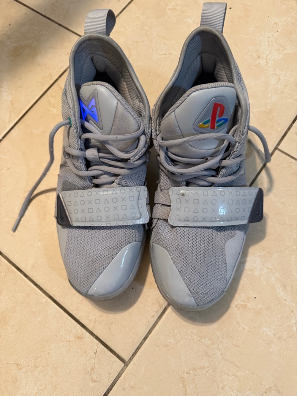 Nike Kids Gray PlayStation Accent Sneakers